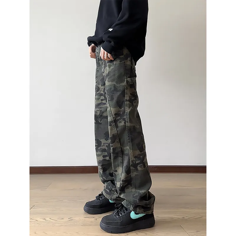 FONDLOOK Jeans Men's Camouflage-4