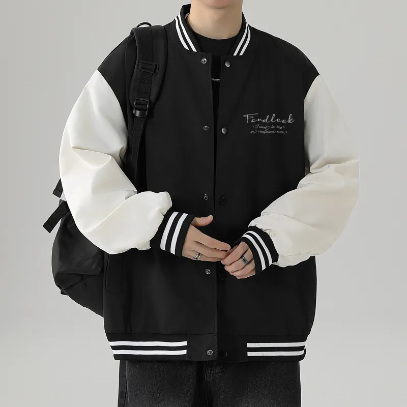 FONDLOOK Baseball Jacket Unisex-2