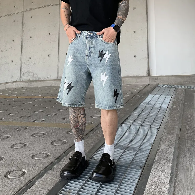 FONDLOOK Denim Shorts Men-26