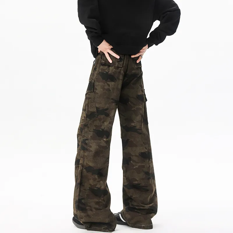 FONDLOOK Jeans Men Camouflage-3