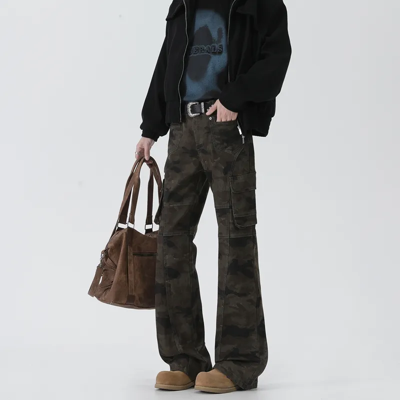 FONDLOOK Jeans Men's Camouflage-2