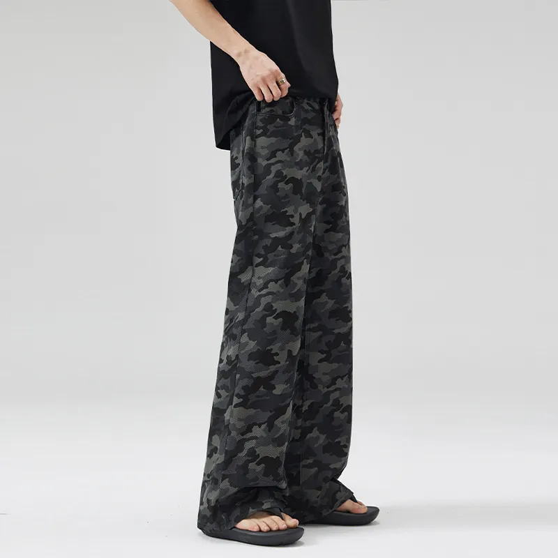 FONDLOOK Jeans Men's Camouflage-4