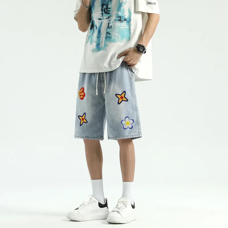 FONDLOOK Denim Shorts Men-6