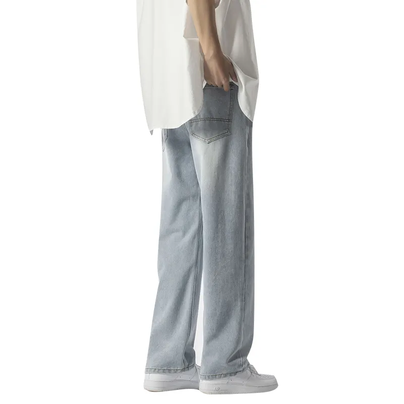 FONDLOOK Versatile Wide Inseam Pants Men's-11