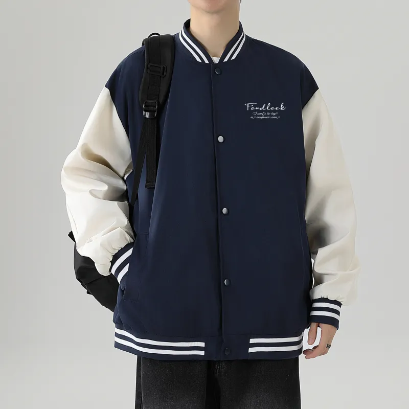FONDLOOK Baseball Jacket Unisex-11