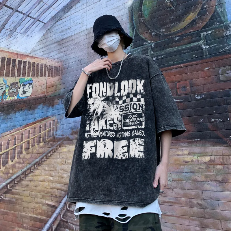 FONDLOOK T Shirts Unisex-2