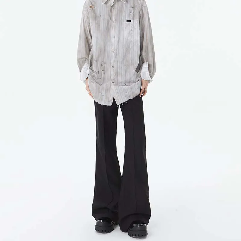 FONDLOOK Casual Pants Men's Black-3