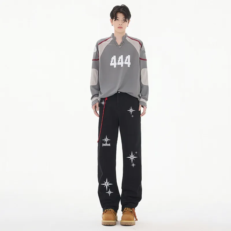 FONDLOOK Jeans Unisex-2