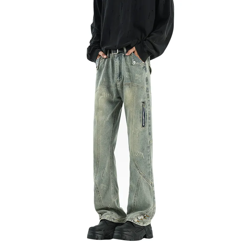 FONDLOOK Jeans Men Blue-4