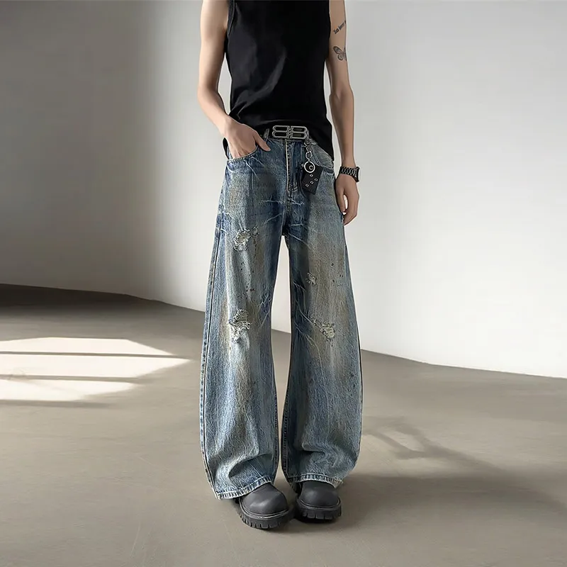 FONDLOOK Jeans Men Blue-3