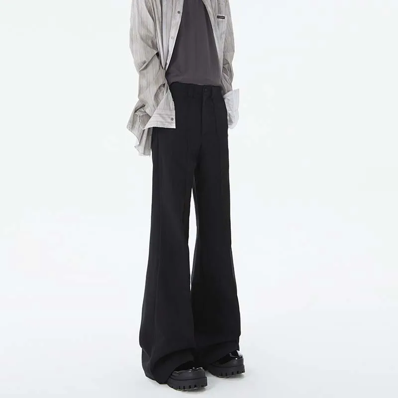 FONDLOOK Casual Pants Men's Black-6