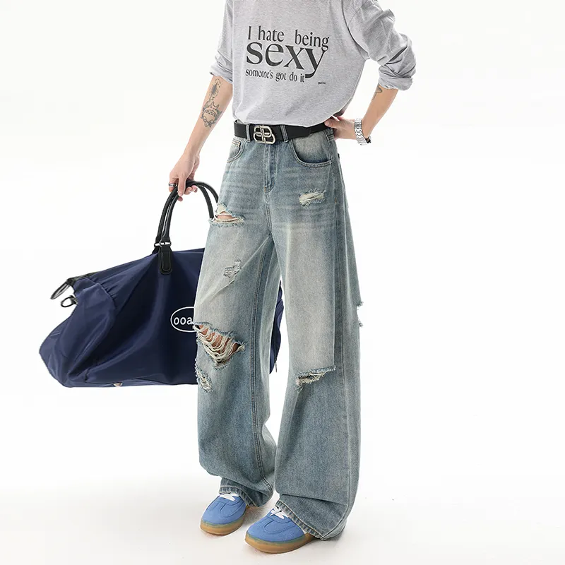 FONDLOOK Jeans Men Blue-3