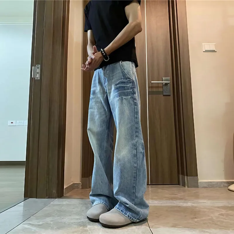 WELTER EXPERIMENT Jeans Unisex Blue Single Item-2