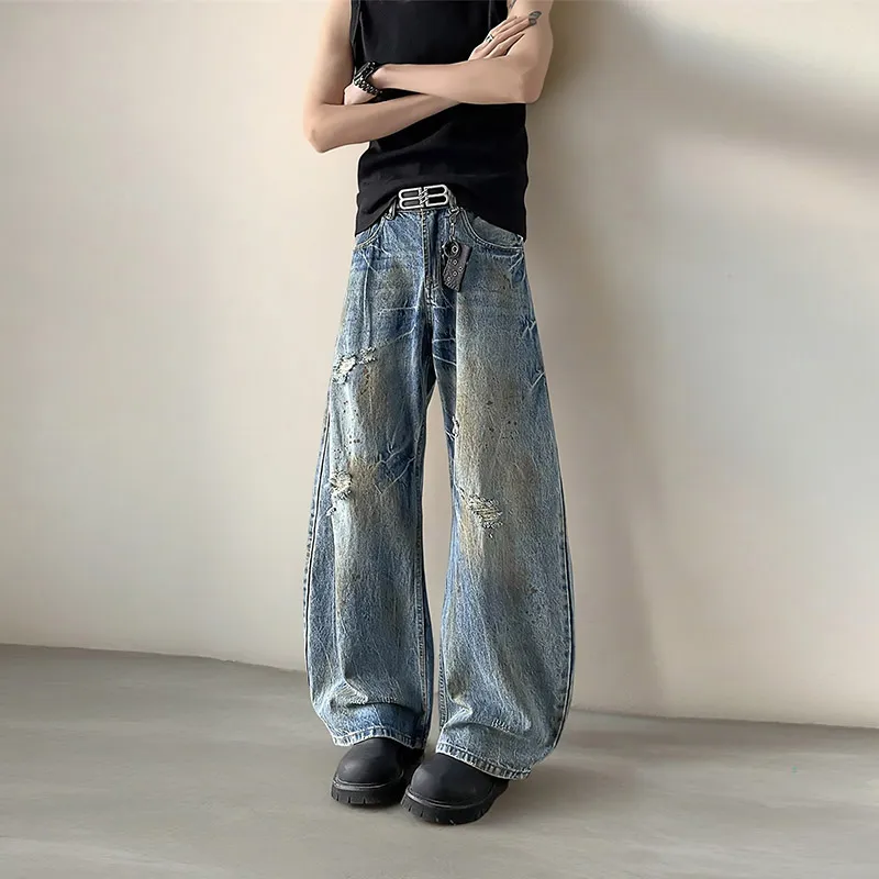 FONDLOOK Jeans Men Blue-1