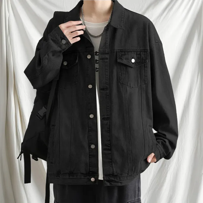 FONDLOOK Denim Jackets Unisex-1