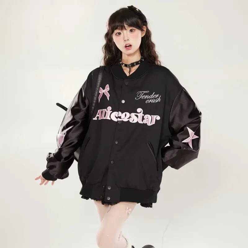 WELTER EXPERIMENT American Luxury Streetwear Trendy Baseball Jacket Unisex-6