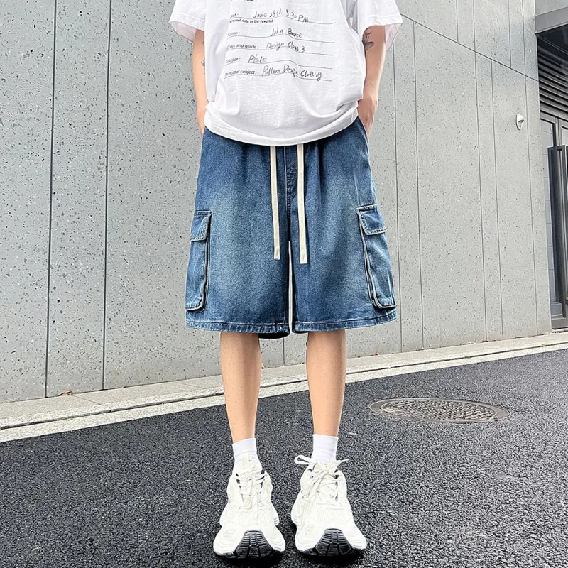 FONDLOOK Denim Shorts Men-6