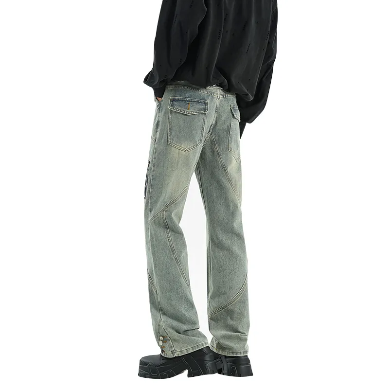 FONDLOOK Jeans Men Blue-5