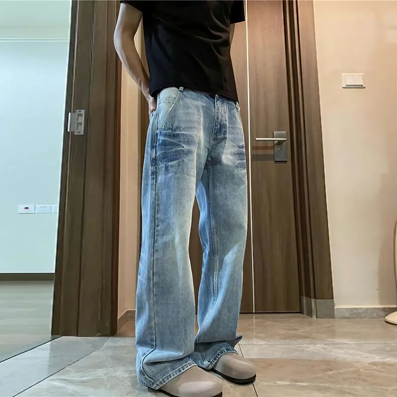 WELTER EXPERIMENT Jeans Unisex Blue Single Item-3