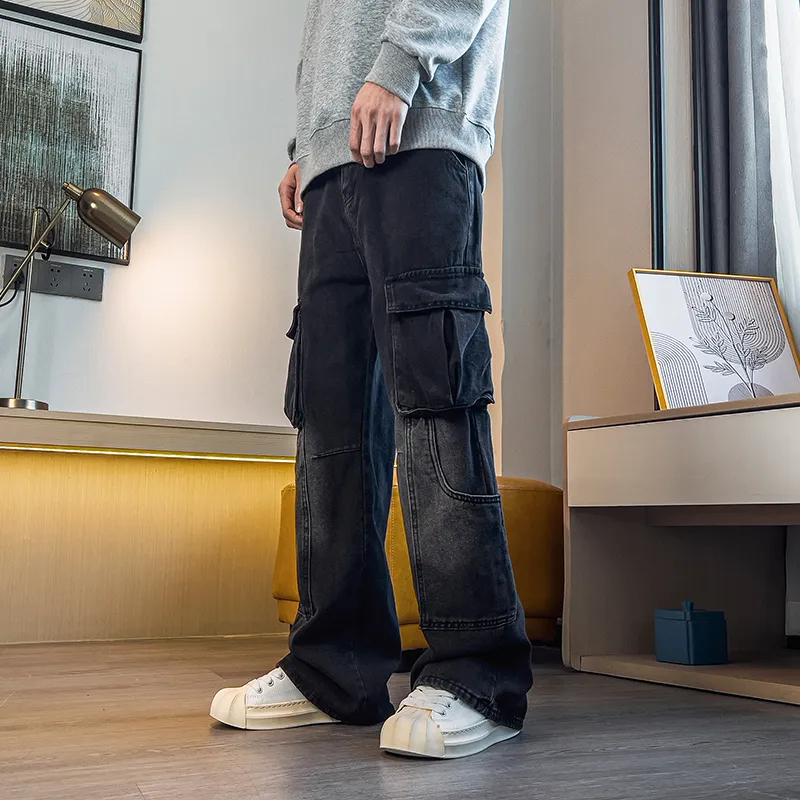 FONDLOOK Jeans Men Black-2