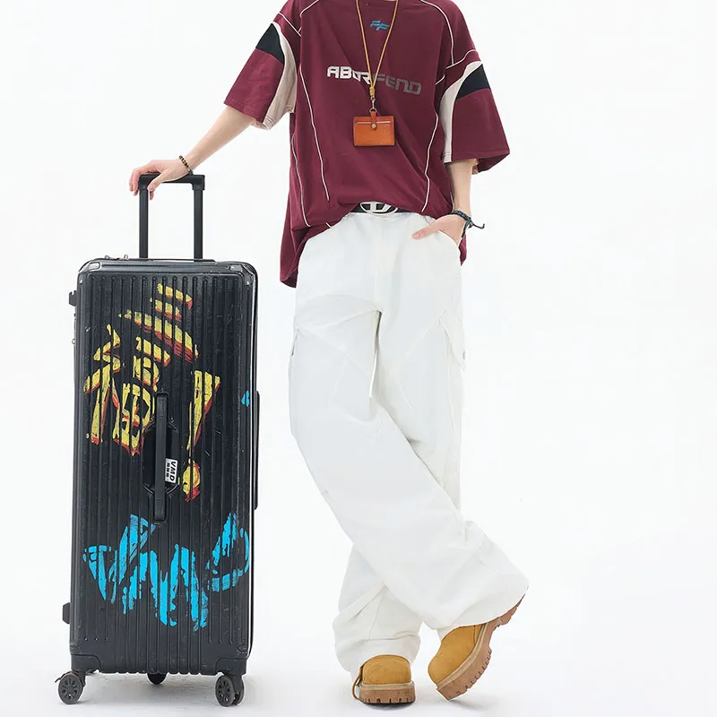 FONDLOOK Jeans Men White-4