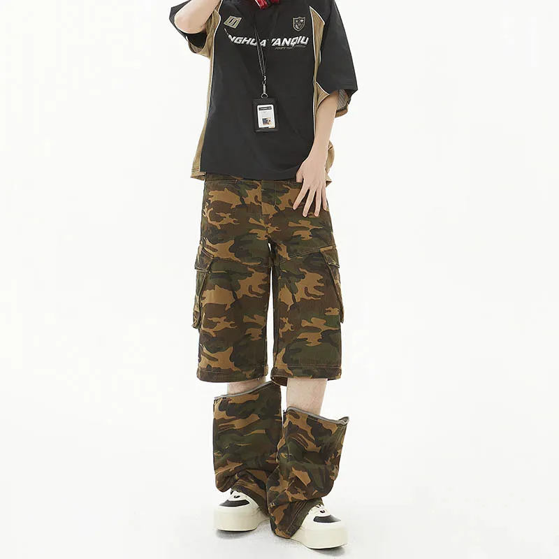 FONDLOOK Jeans Men Camouflage-3