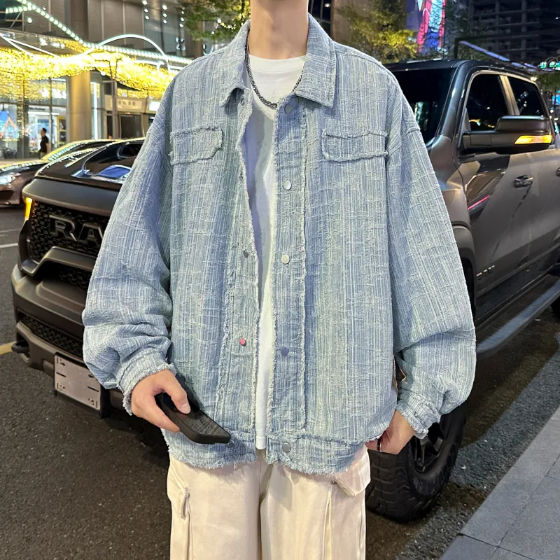 TESTUNG Denim Jackets Unisex-7