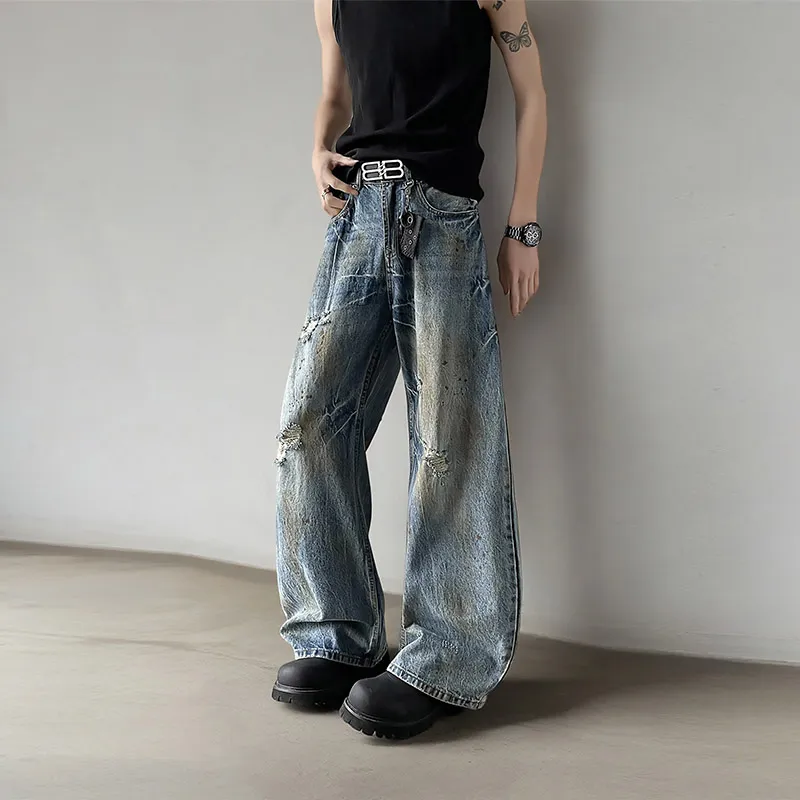 FONDLOOK Jeans Men Blue-5