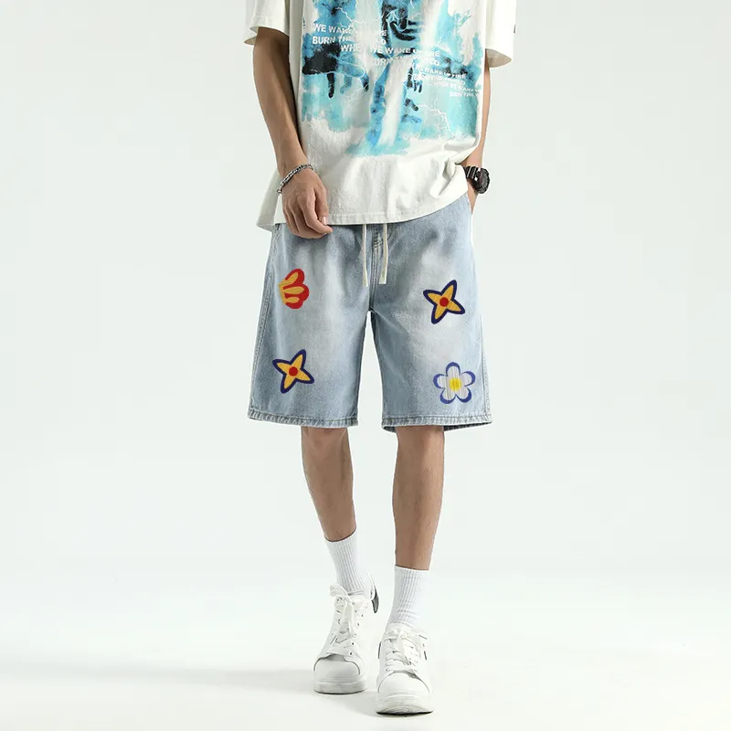 FONDLOOK Denim Shorts Men-7