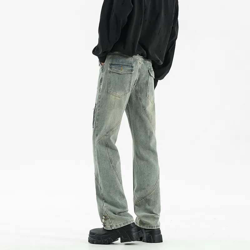 FONDLOOK Jeans Unisex Blue-3
