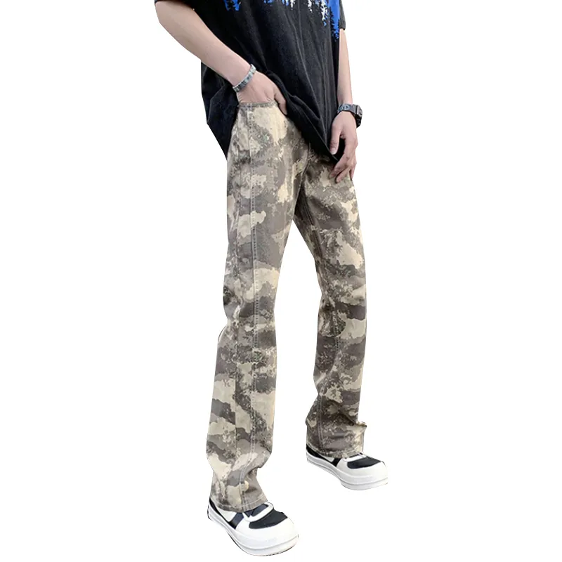FONDLOOK Jeans Men's Camouflage-4