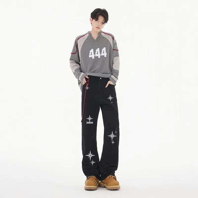 FONDLOOK Jeans Unisex-3