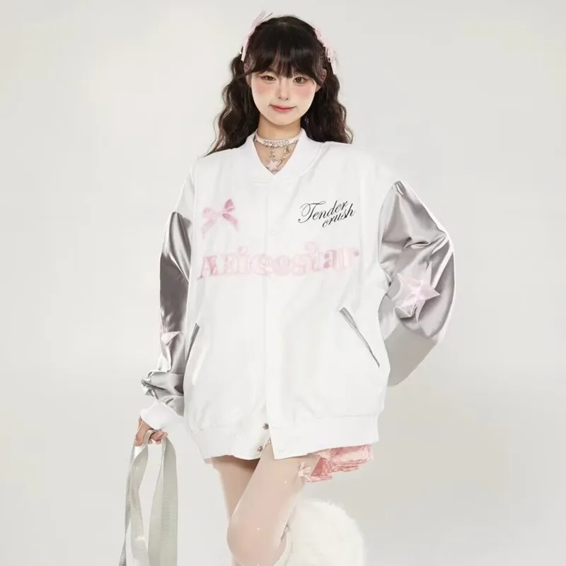 WELTER EXPERIMENT American Luxury Streetwear Trendy Baseball Jacket Unisex-13