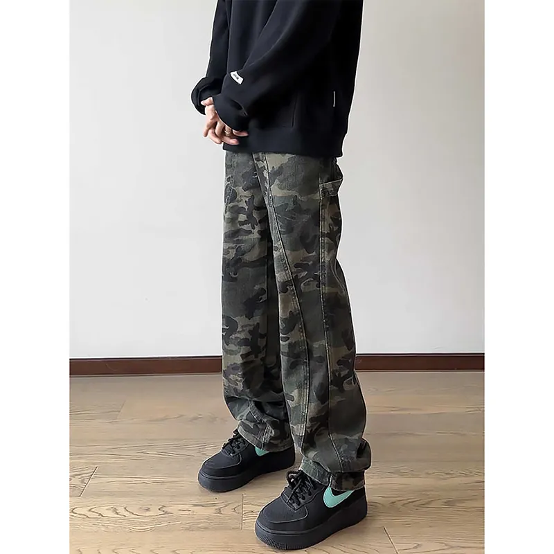 FONDLOOK Jeans Men's Camouflage-3