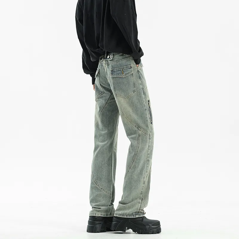 FONDLOOK Jeans Unisex Blue-4