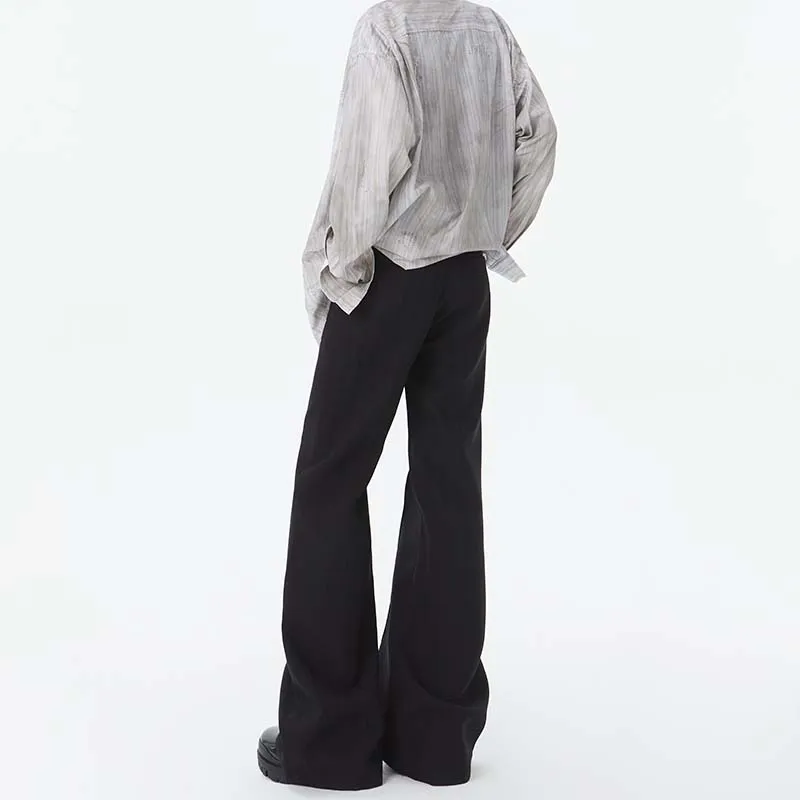 FONDLOOK Casual Pants Men's Black-2