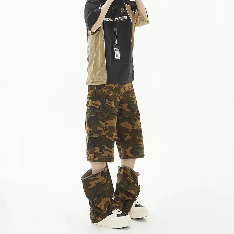 FONDLOOK Jeans Men Camouflage-4