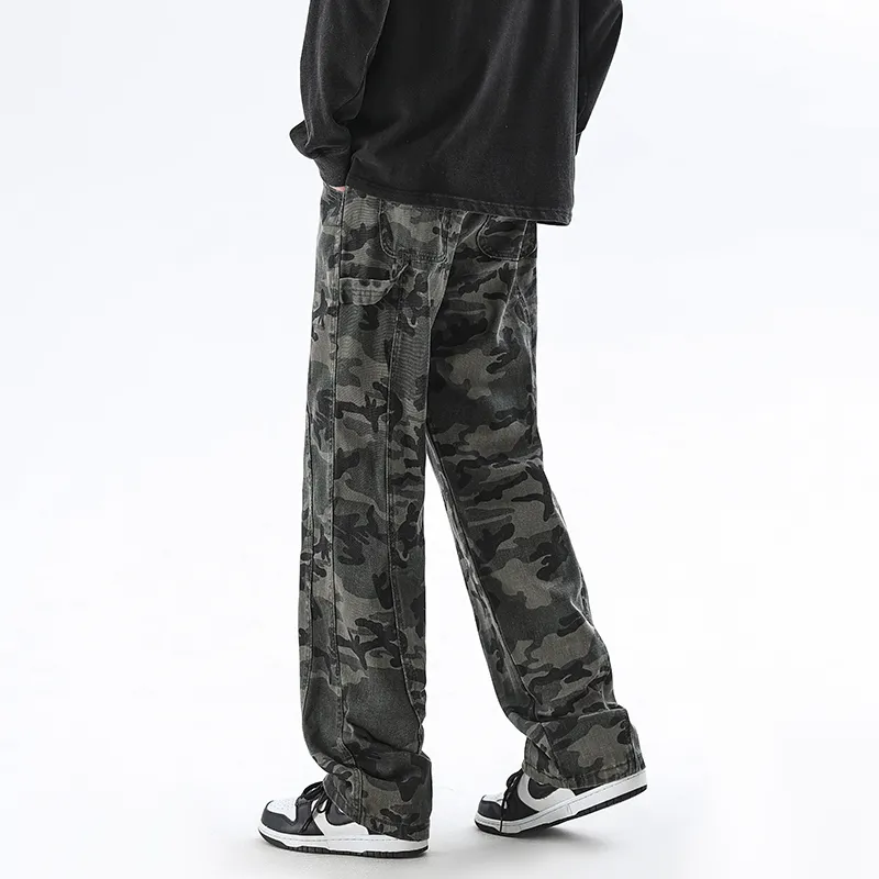 FONDLOOK Jeans Men Camouflage-5