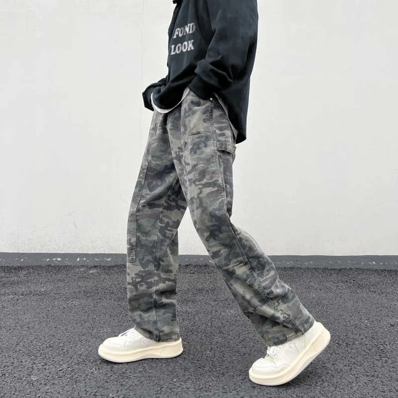 FONDLOOK Jeans Men's Camouflage-9