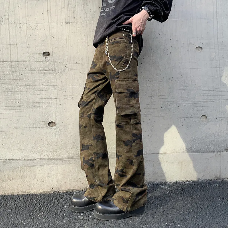 FONDLOOK Jeans Men's Camouflage-3