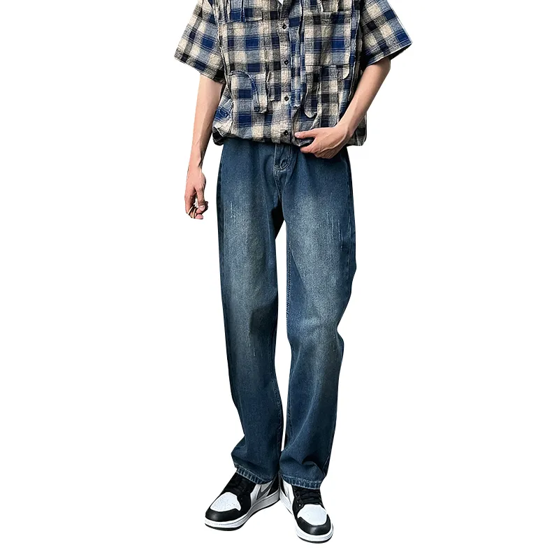 FONDLOOK Versatile Wide Inseam Pants Men's-2