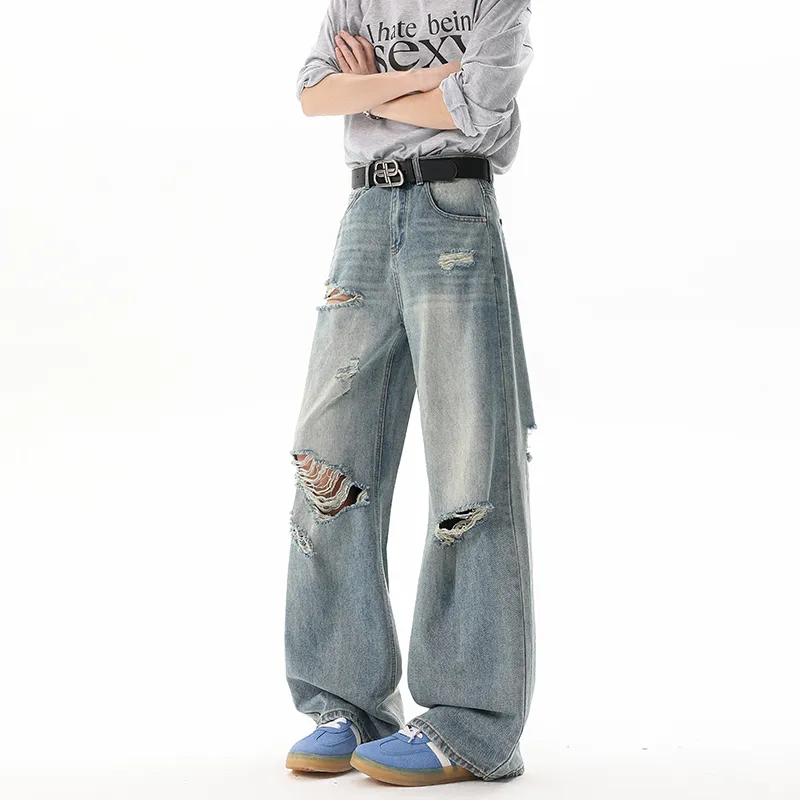 FONDLOOK Jeans Men Blue-1
