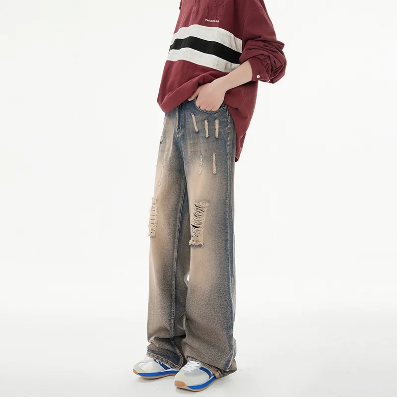 FONDLOOK Jeans Men Vintage-4