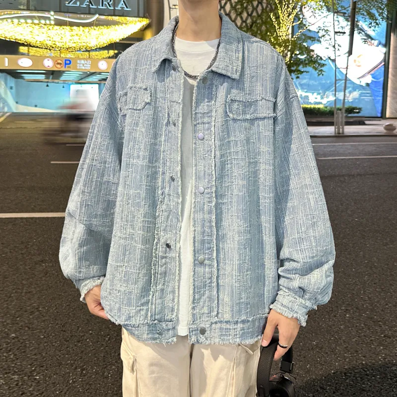 TESTUNG Denim Jackets Unisex-8