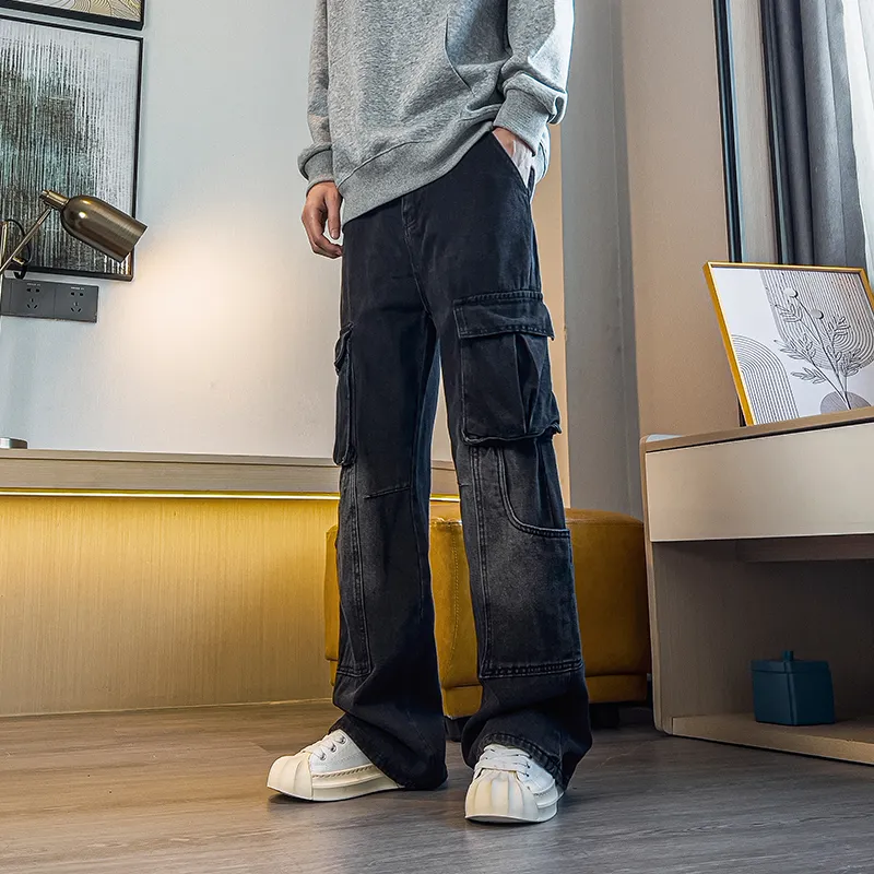 FONDLOOK Jeans Men Black-1