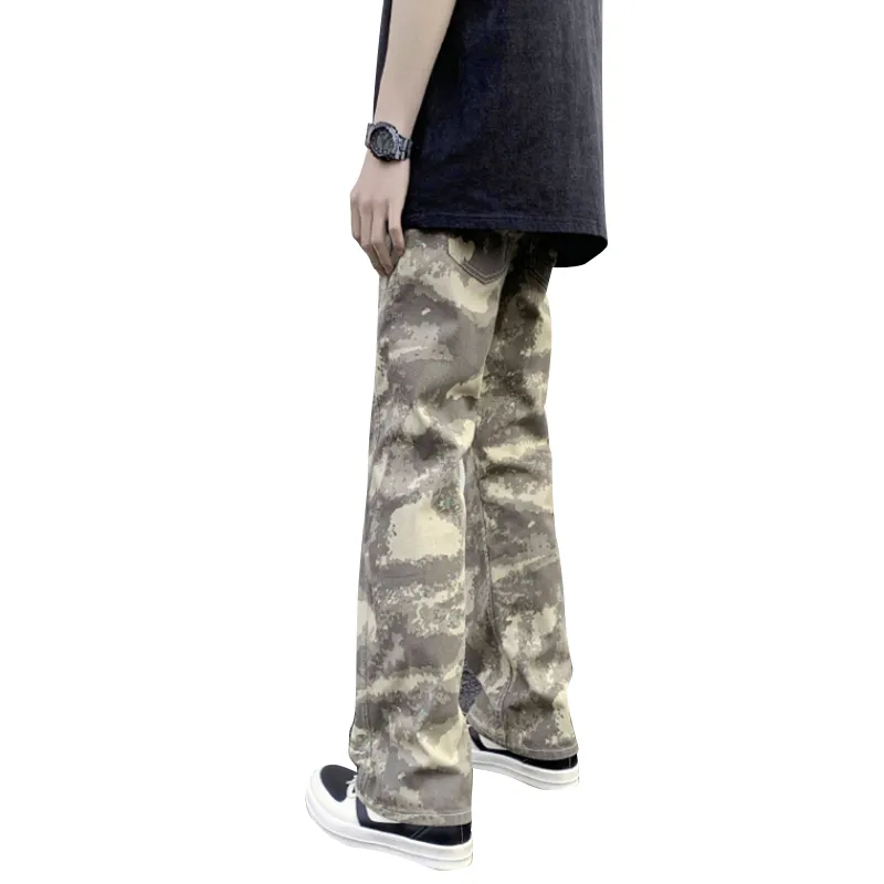 FONDLOOK Jeans Men's Camouflage-3