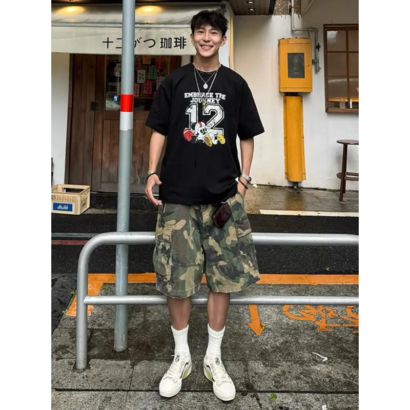 CORNILOT Casual Shorts Unisex Premium Camouflage-2
