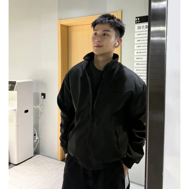 WELTER EXPERIMENT Classic Baseball Jacket Unisex-4