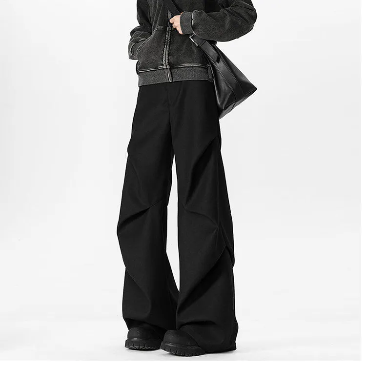 WELTER EXPERIMENT Casual Pants Unisex Black-3