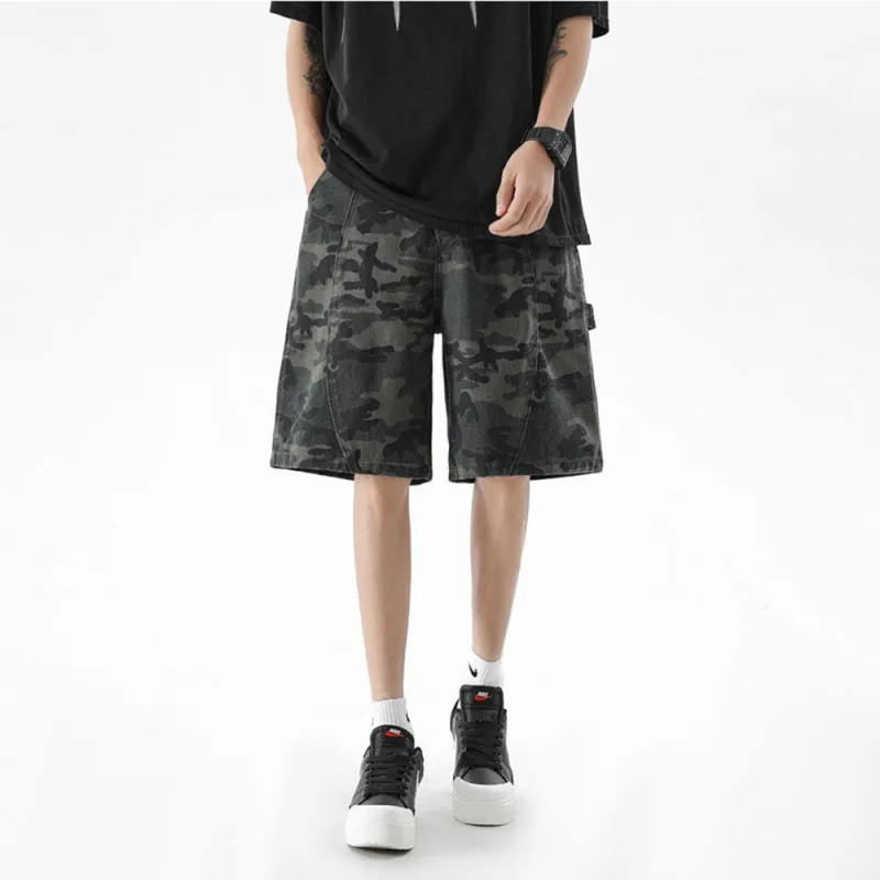 WELTER EXPERIMENT Cargo Shorts Unisex Camouflage-2
